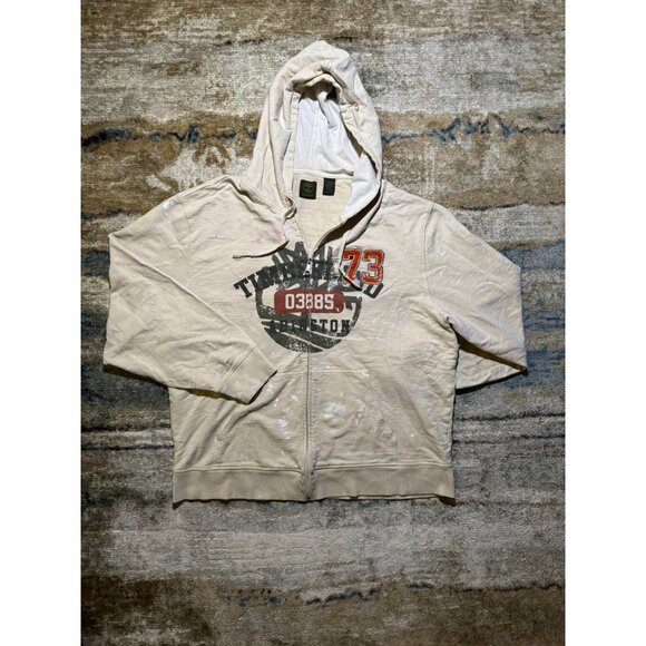Vintage Timberland 73 Hoodie Zip Up Sweatshirt Rare 03885 Boston RN36543 - Picture 1 of 5